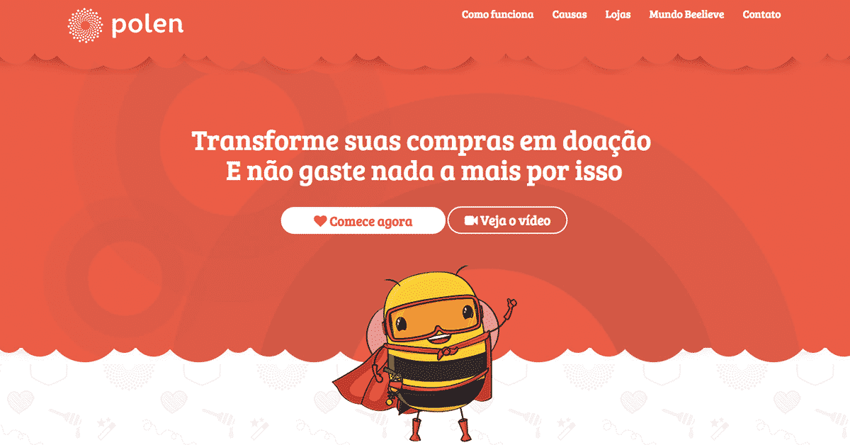 Transforme suas compras em doação