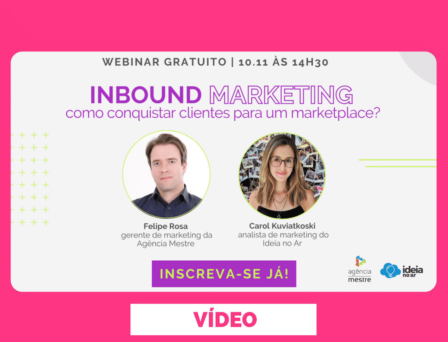Webinar gratuito sobre inbound marketing
