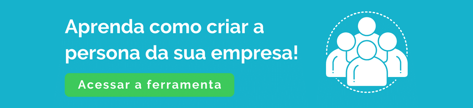 Banner de divulgação da ferramenta de criação de persona.